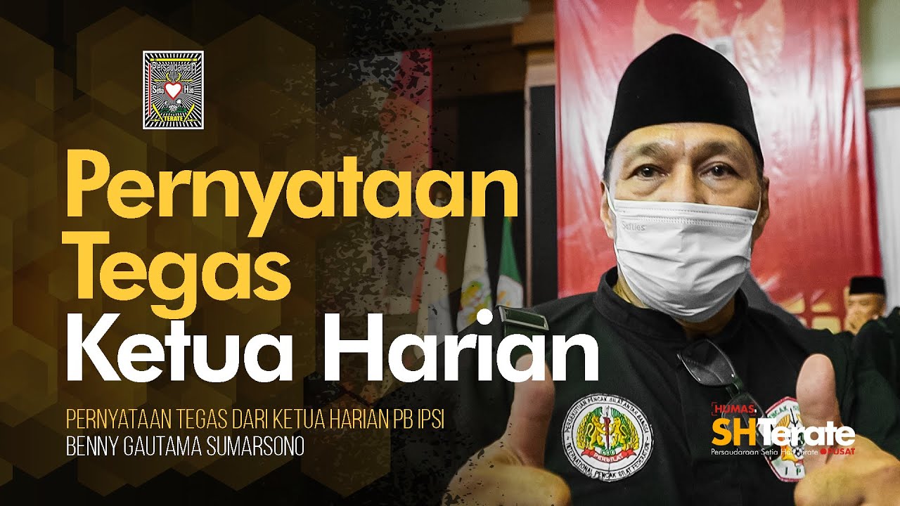 Pernyataan Tegas Dari Ketua Harian PB IPSI Benny Gautama Sumarsono