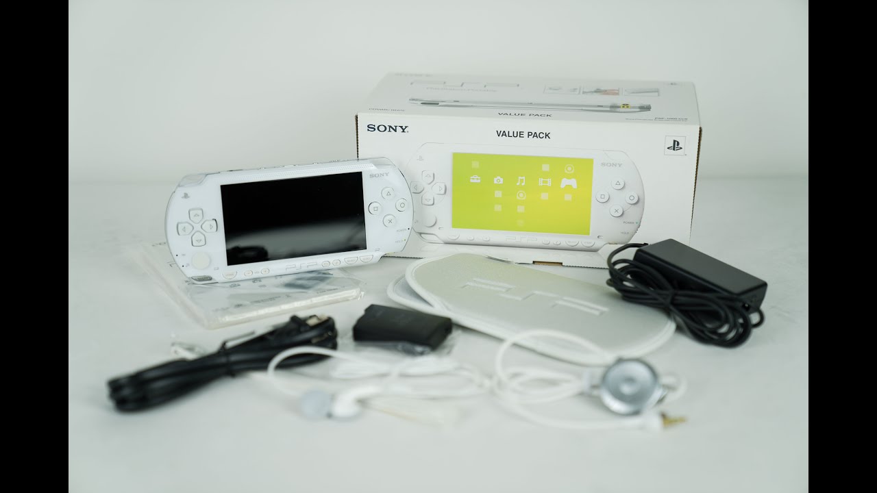 PSP Ceramic White - 1000 Series (Japanese) - Sony - 2005 | 4K ASMR Unboxing | Apertology