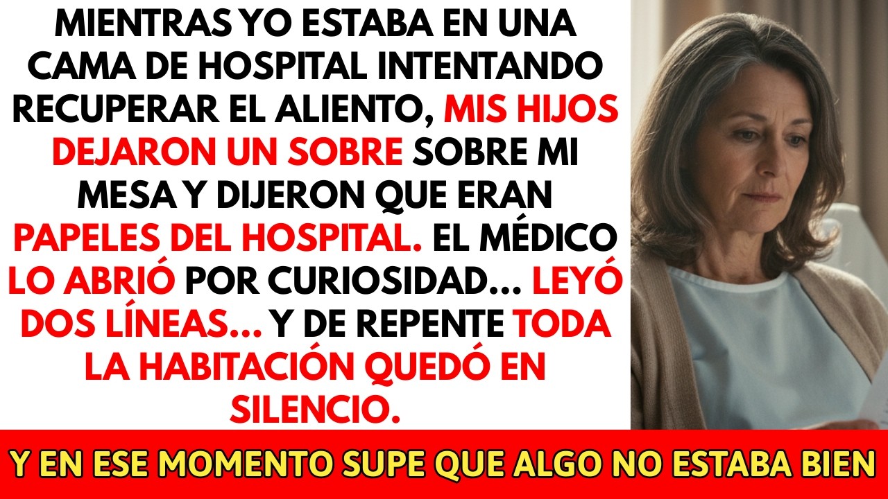 Mis hijos intentaron vender mi casa mientras yo estaba en el hospital… Médico “Se van a arrepentir”