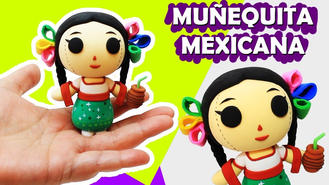 Como hacer Muñequita Méxicana 🇲🇽 de Maria's INC con Foamy Moldeable
