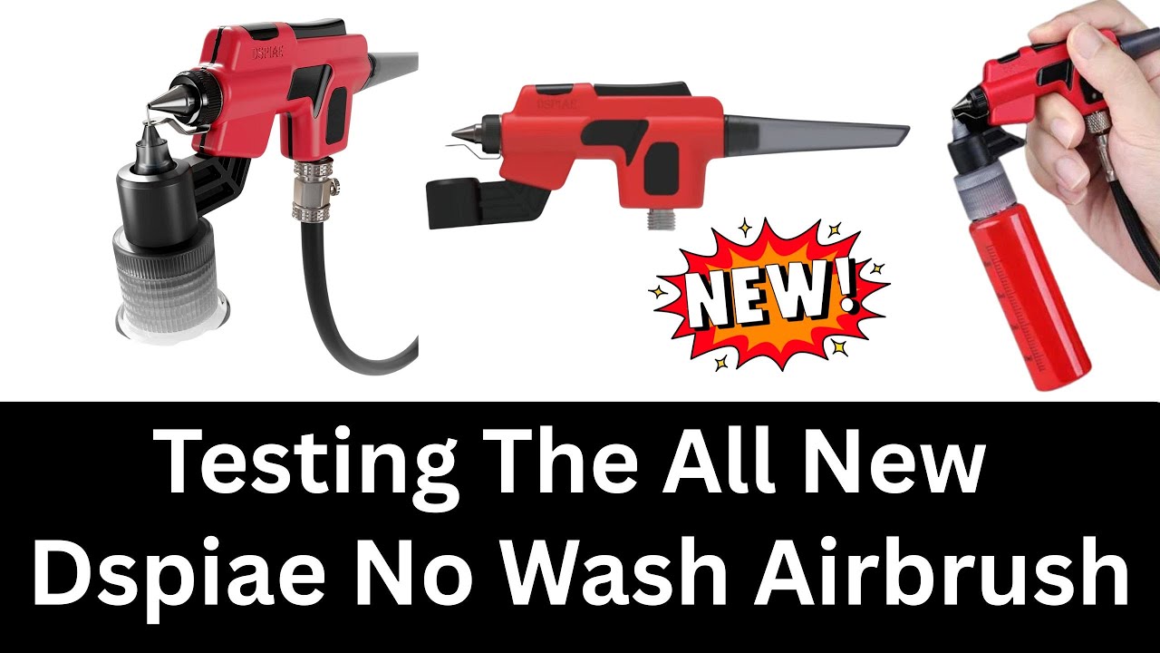 Testing The New Dspiae No Wash Airbrush System