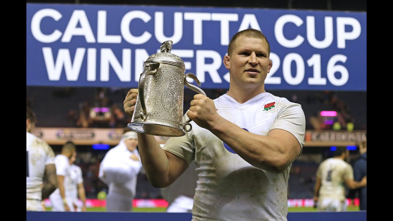 Dylan Hartley lifts the Calcutta Cup! | RBS 6 Nations