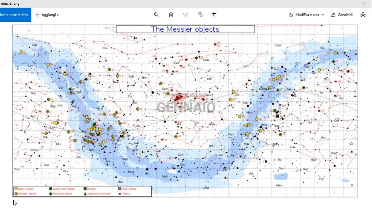 Un anno di Messier: Gennaio
