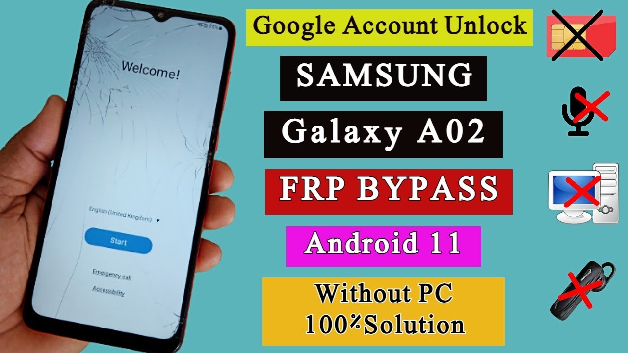 Samsung A02 FRP Bypass (SM-A022F/DS) Google Account Unlock Without PC Android 11