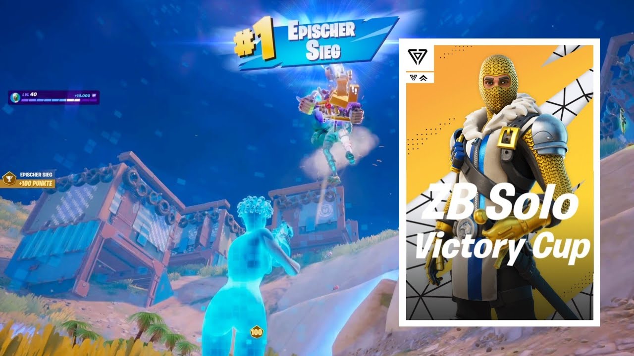 How I Won 100$ In The *First* Solo Zero Build Victory Cup of the Season (4K 120FPS)
