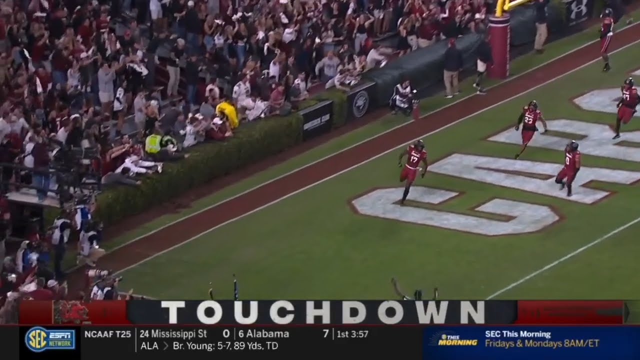South Carolina 100 Yard Kick Return TD vs Texas A&M | 2022 College Football