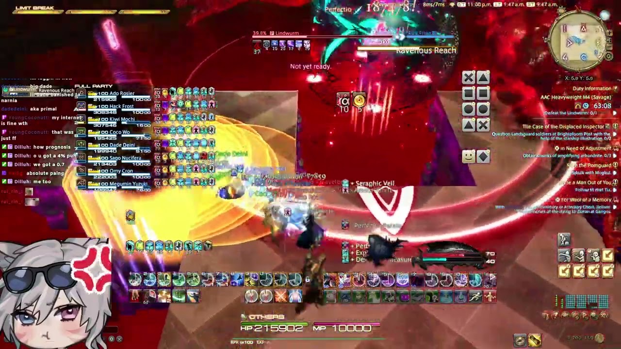 FFXIV 7.4 Arcadion M12S P1: RPR PoV