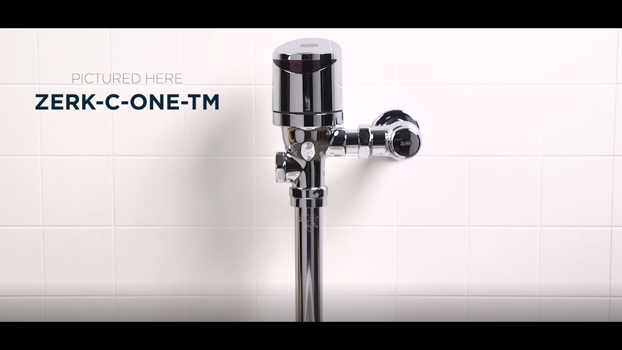 Install a Zurn ZERK-C-ONE-TM Top Mount Sensor Flush Valve Retrofit Kit, WC