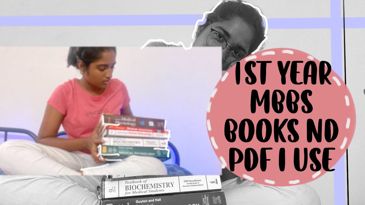 1st year mbbs books and pdfs you need!