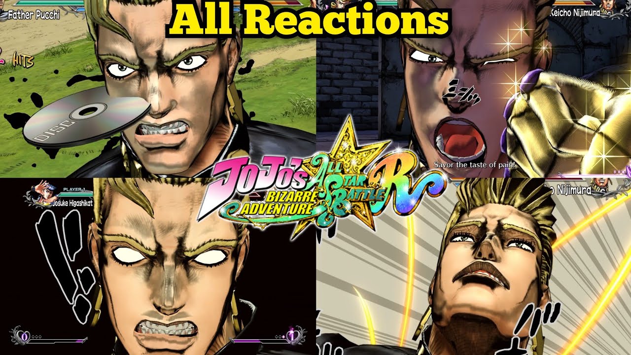 Keicho Nijimura's Easter Eggs/Reactions-JoJo's Bizarre Adventure All Star Battle R
