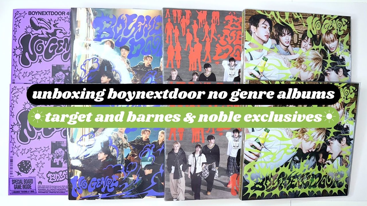☼ unboxing boynextdoor no genre albums ☀︎ target and barnes & noble exclusives ☼