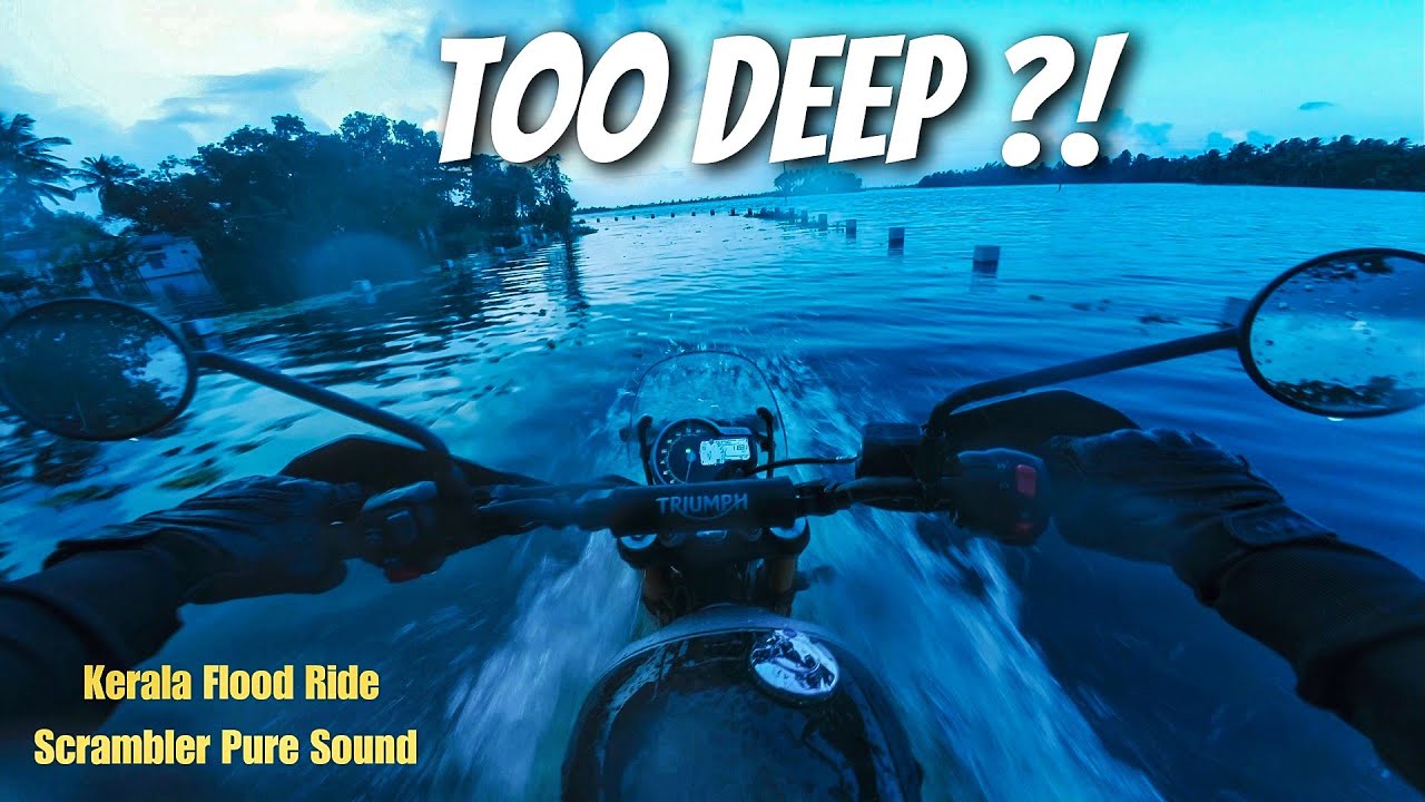 Deep Water Crossing on a Scrambler - What Could Go Wrong?