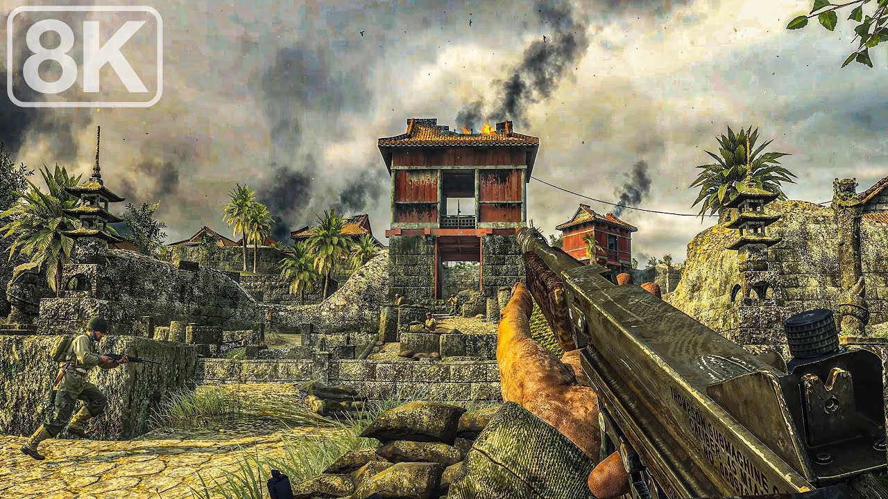 Battle of Okinawa 1945｜1st Marine Division｜Call of Duty World at War｜Veteran｜8K