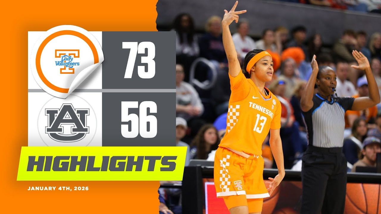 WBB | Highlights: Lady Vols 73, Auburn 56 (1.4.26)