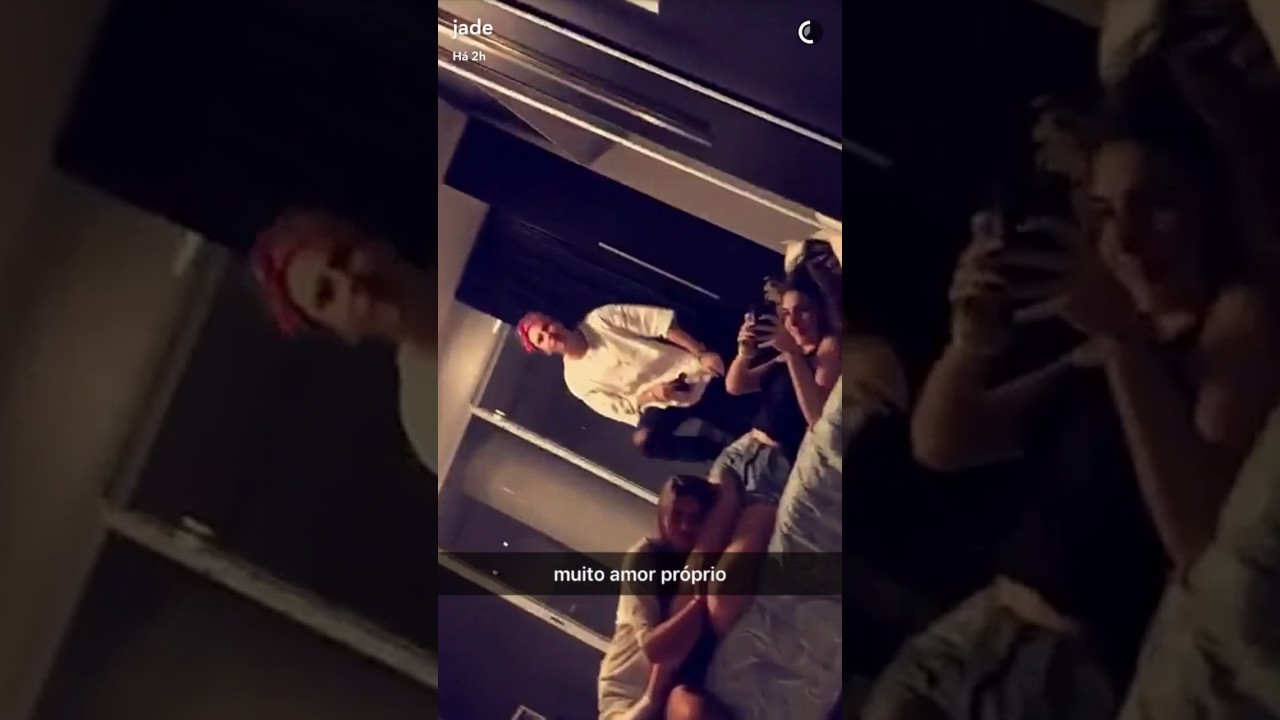 Jade picon passa noite com luisa e mostra recebidos