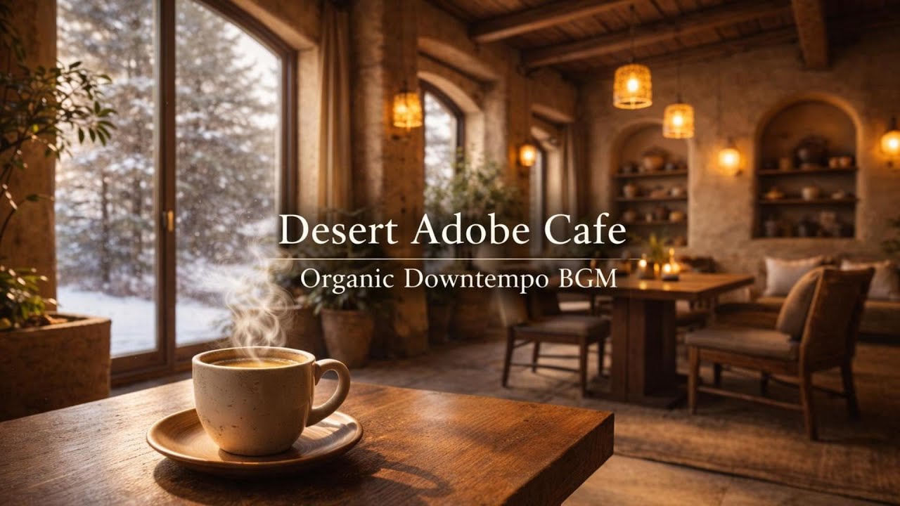 【作業・瞑想・リラックス／1H】サンタフェの砂漠アドベの午後  オーガニック・ダウンテンポBGM  Santa Fe Adobe Afternoon  Organic Downtempo Instru