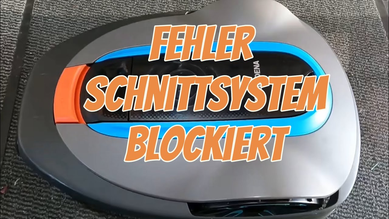 Fehler Schnittsystem blockiert Gardena Sileno City Life Reparatur Mähmotor tauschen