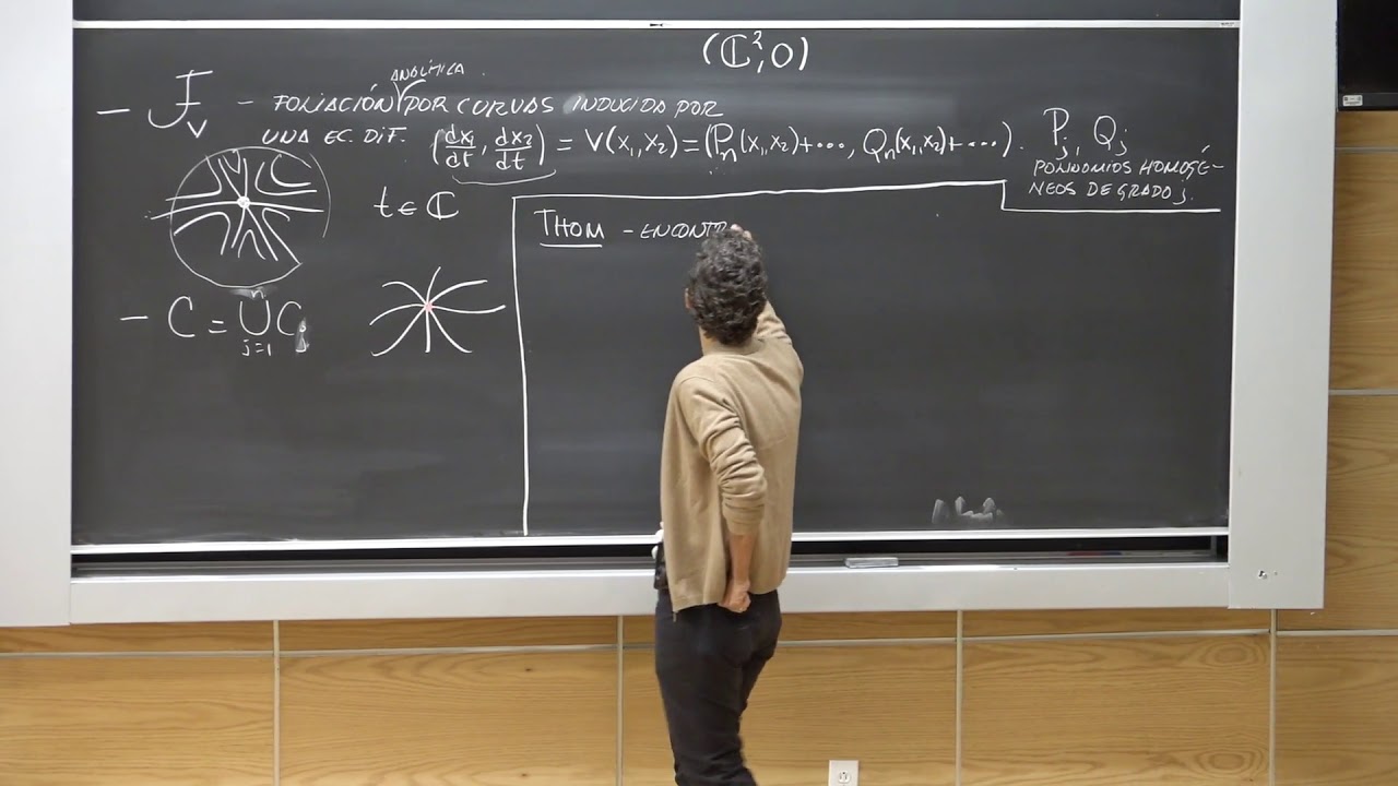 Geometr&iacute;a subyacente en la clasificaci&oacute;n anal&iacute;tica de foliaciones (Laura Ortiz)
