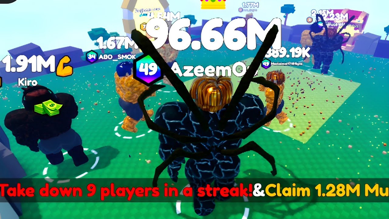 Eat Pizza to Grow GIGACHAD - Becoming GIGACHAD with 101.22M Points in Roblox