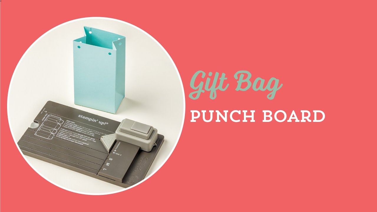 How to Make Paper Gift Bags with the Gift Bag Punch Board | Stampin’ Up! DIY Craft Tutorial