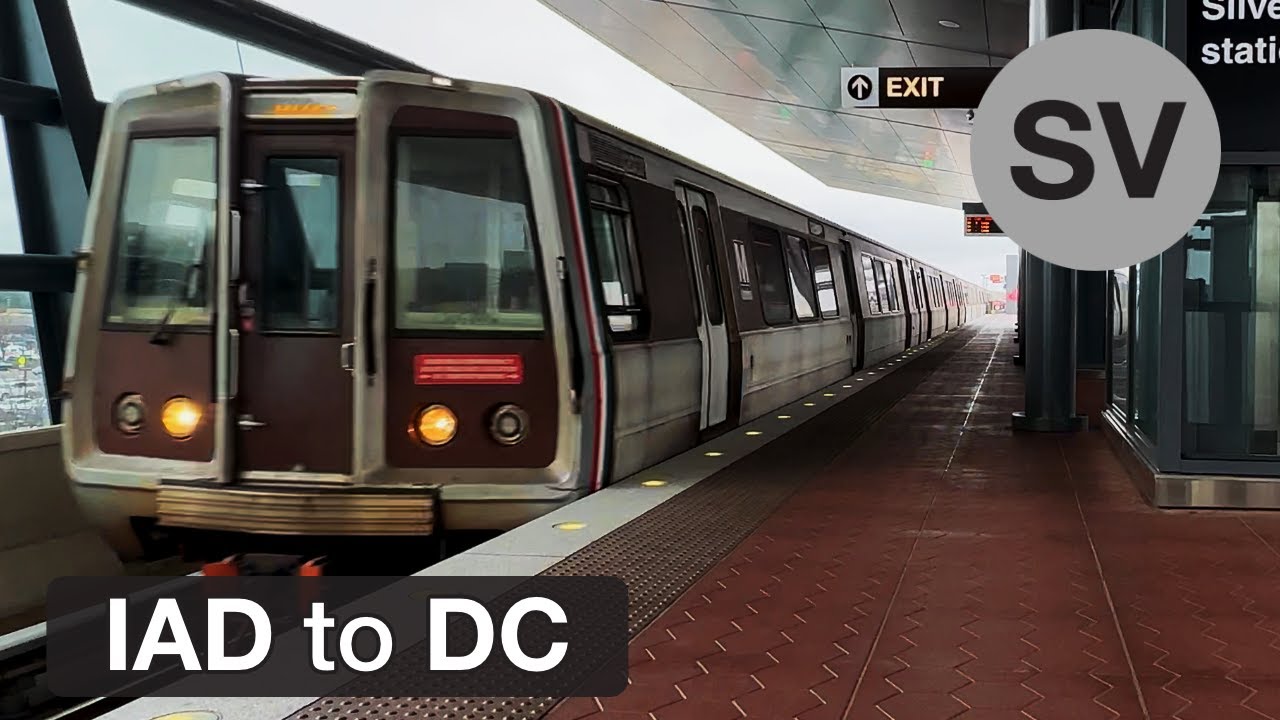 Riding WMATA Metrorail Silver Line, Washington Dulles International Airport IAD to Washington DC