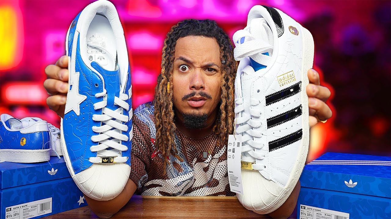 GOT EM EARLY ! BAPE x adidas Superstar Pack Dropping in April !