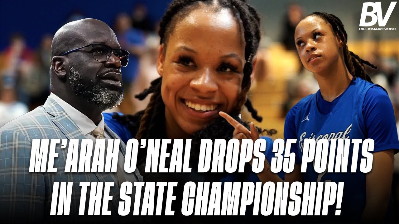 Shaq's daughter GOES CRAZY in the State Championship! Mearah O'Neal is ready for the next level..