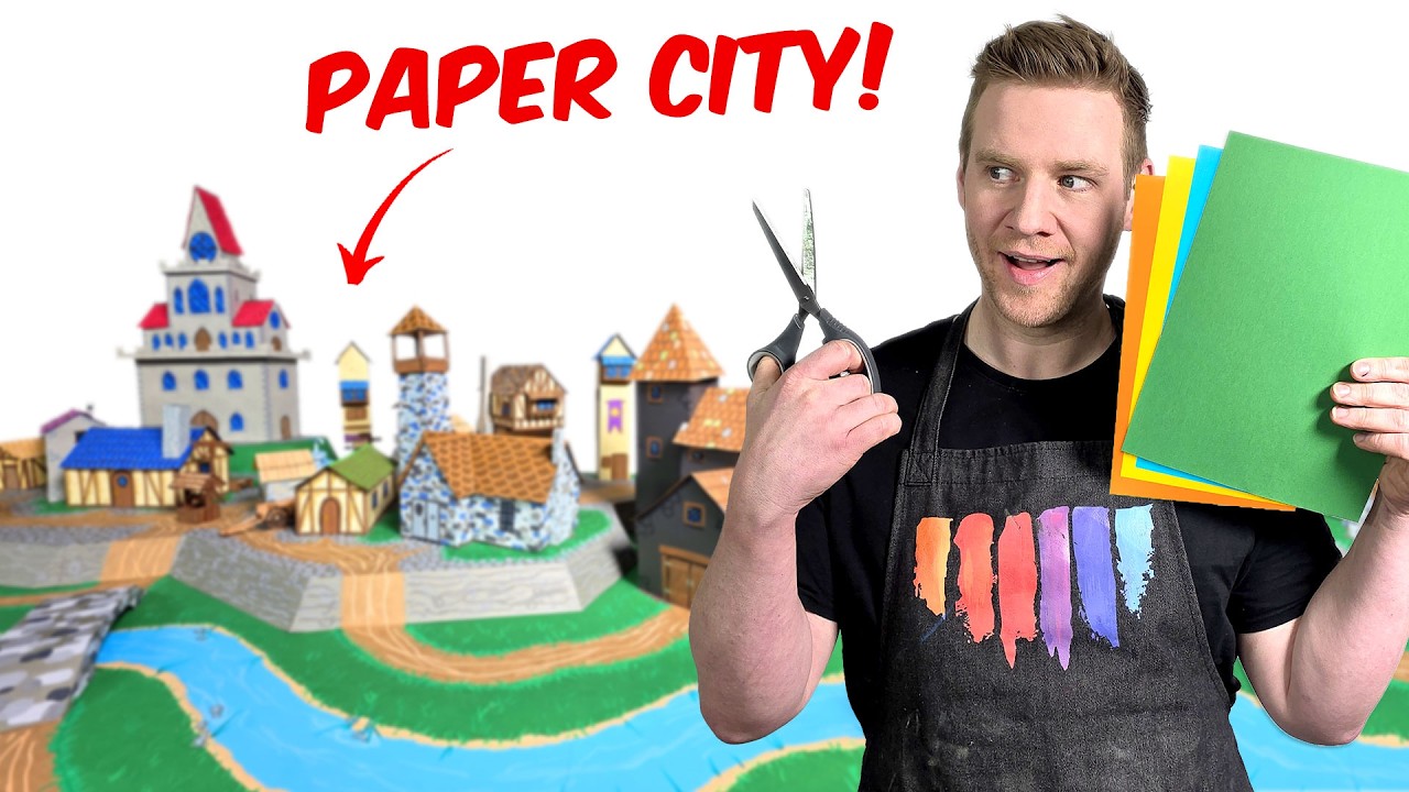 I Built a D&D City out of PAPER!