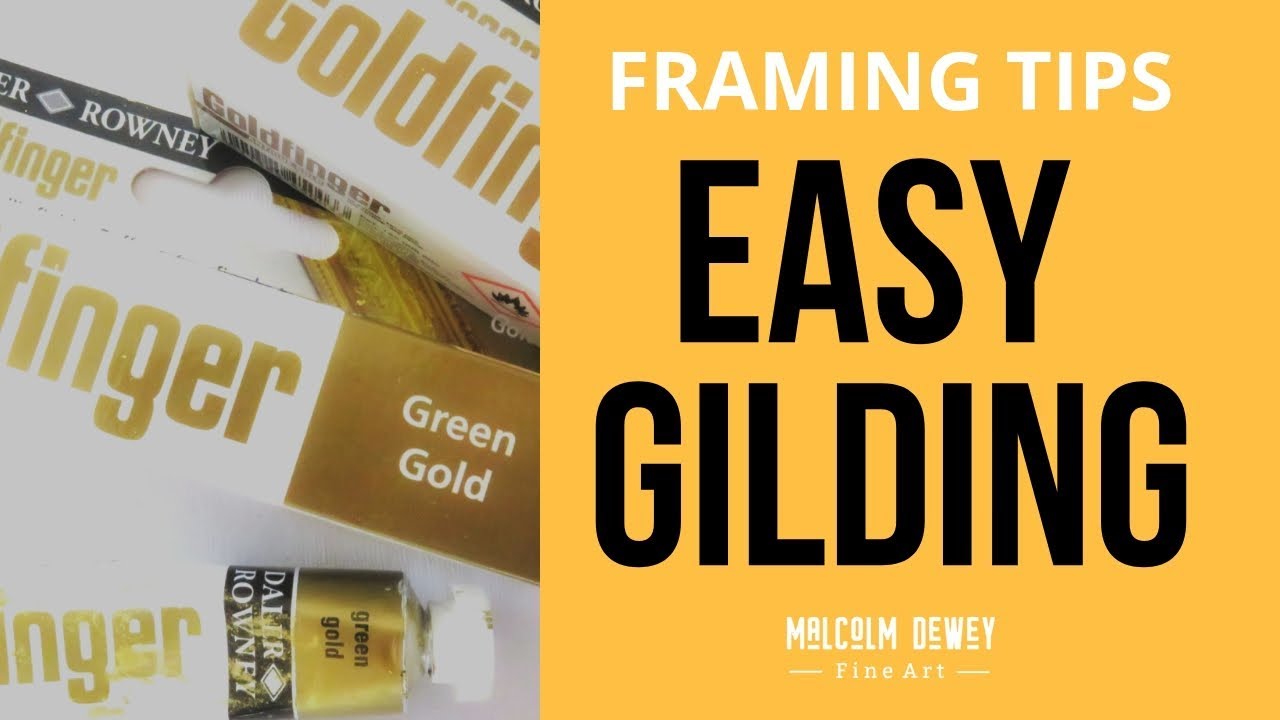 Gold Leaf Framing Made Easy with Goldfinger by Daler Rowney