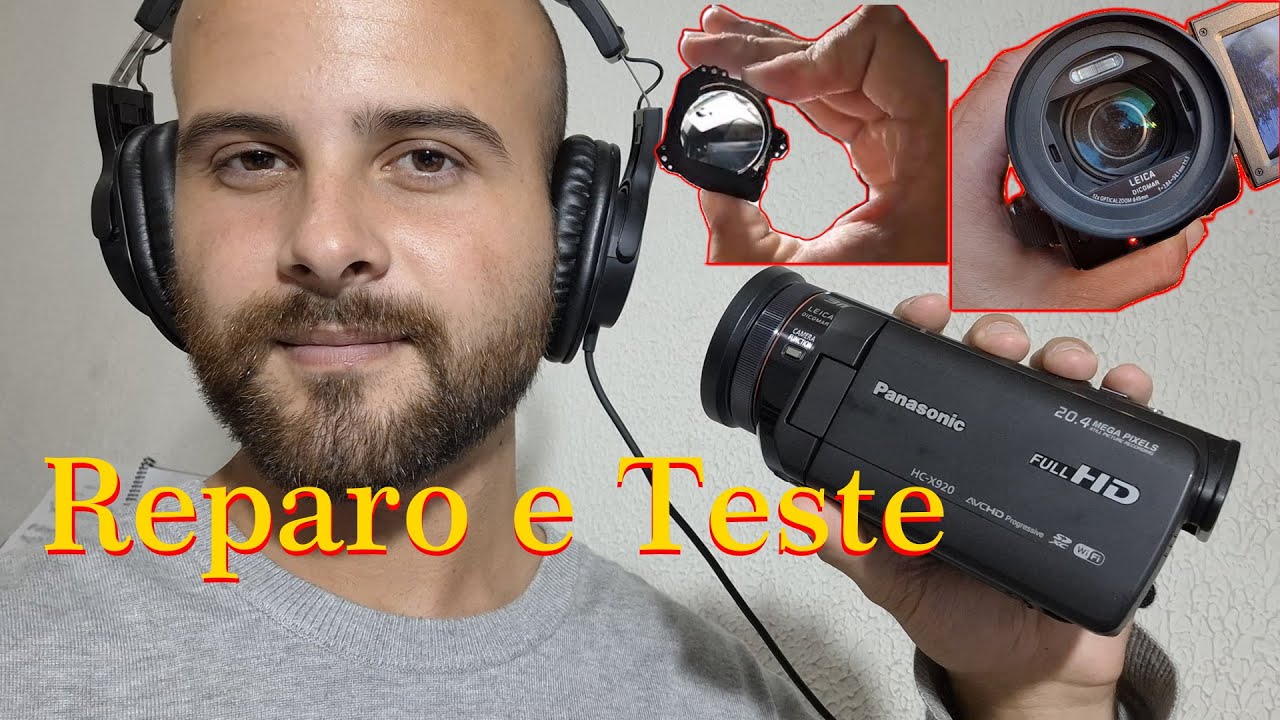 Reparo e Teste - Filmadora Panasonic HC-X920