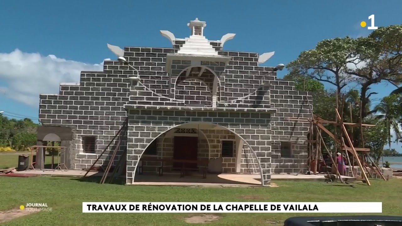 Wallis: rénovation de la chapelle de Vailala