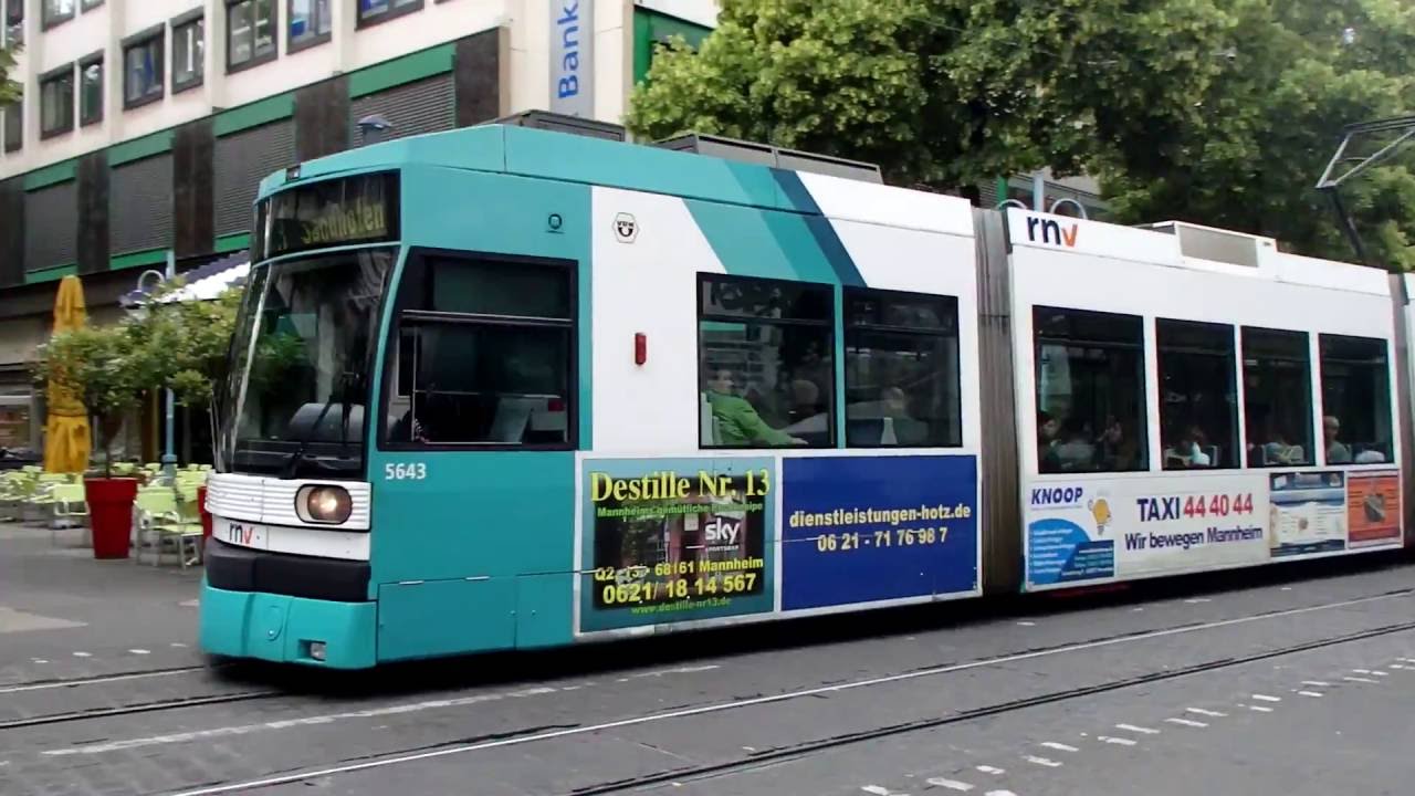 Die Straßenbahnen in MANNHEIM 19.06.2016