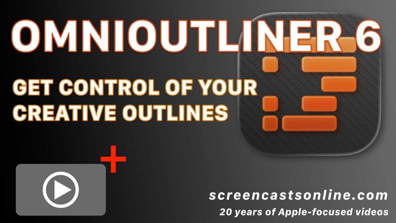 OmniOutliner 6 • Полное руководство: Освойте создание структуры документа на вашем Mac