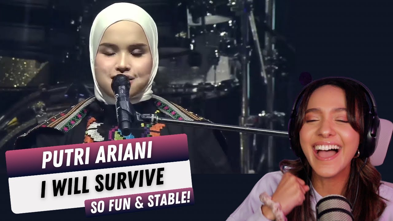 Putri Ariani - I Will Survive | LIVE (кавер) | РЕАКЦИЯ!!