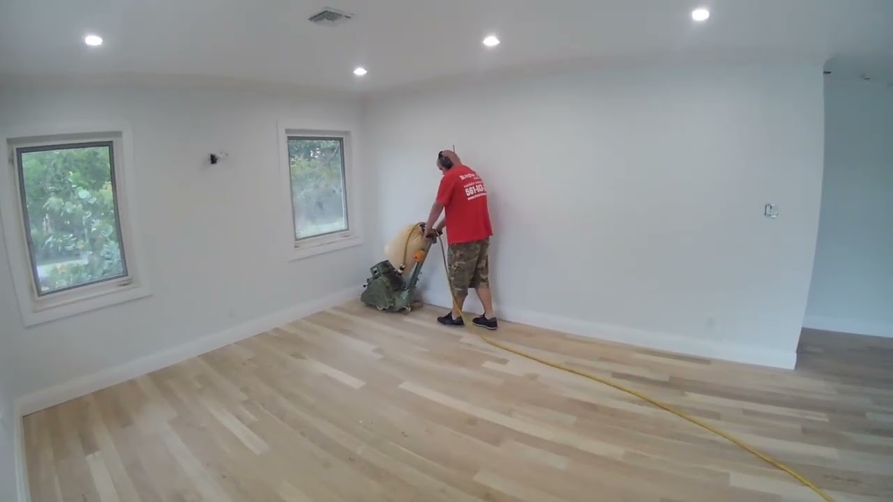Wood floor sanding