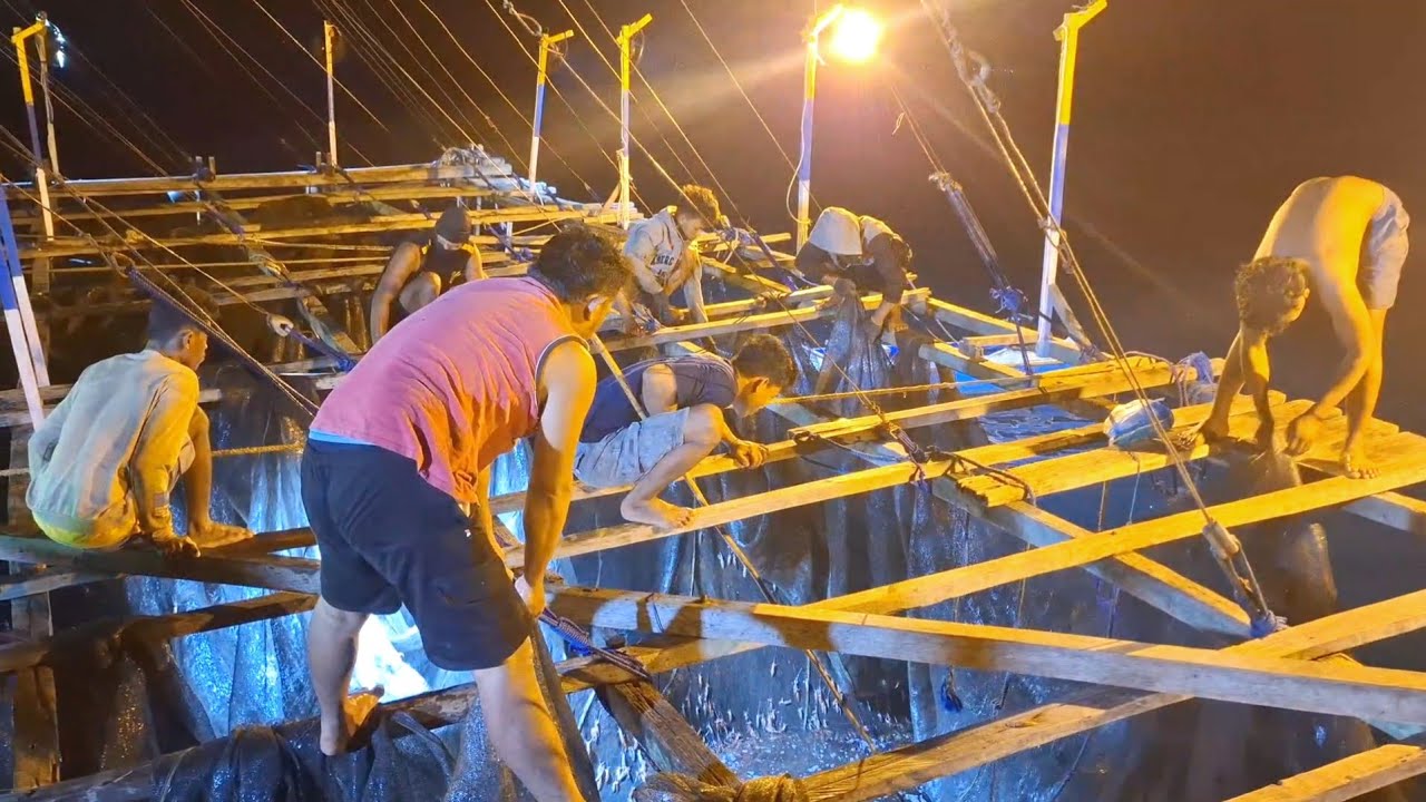 Potret Kegiatan Nelayan Bagang Di Laut || Bagang Rambo || Belopa || Kabupaten Luwu