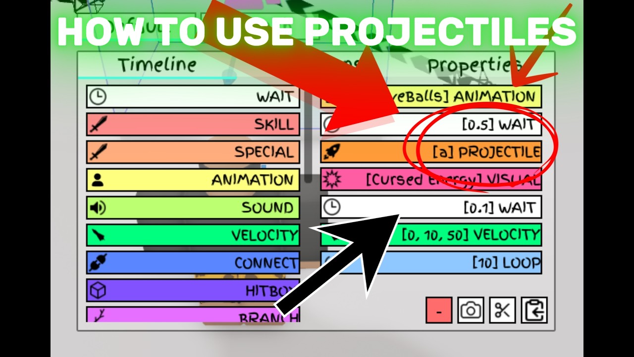How to use projectiles in JJS (Jujutsu Shenanigans Roblox)