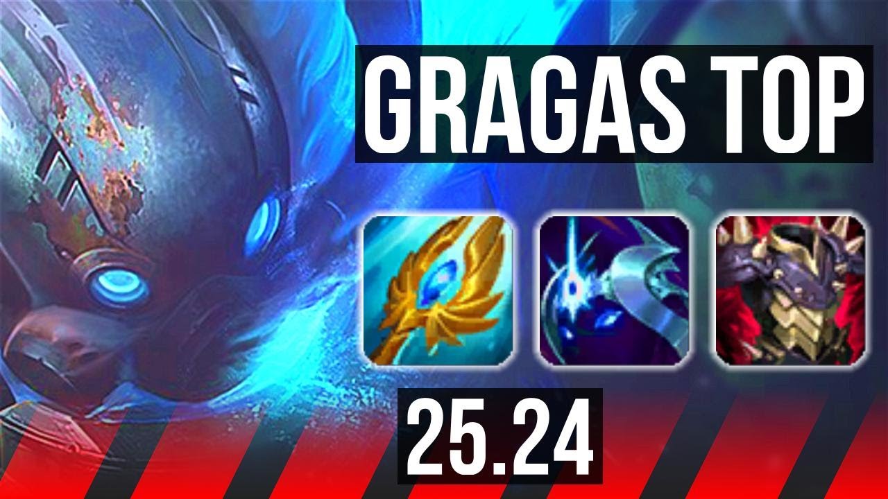 GRAGAS vs TRUNDLE (TOP) | 36K damage | KR Master | 25.24