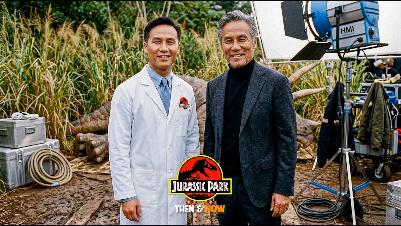 Jurassic Park Then & Now: 1993 Cast vs 2026 | “Shoot her!” — Raptor Pen Tension, 2026 Edition