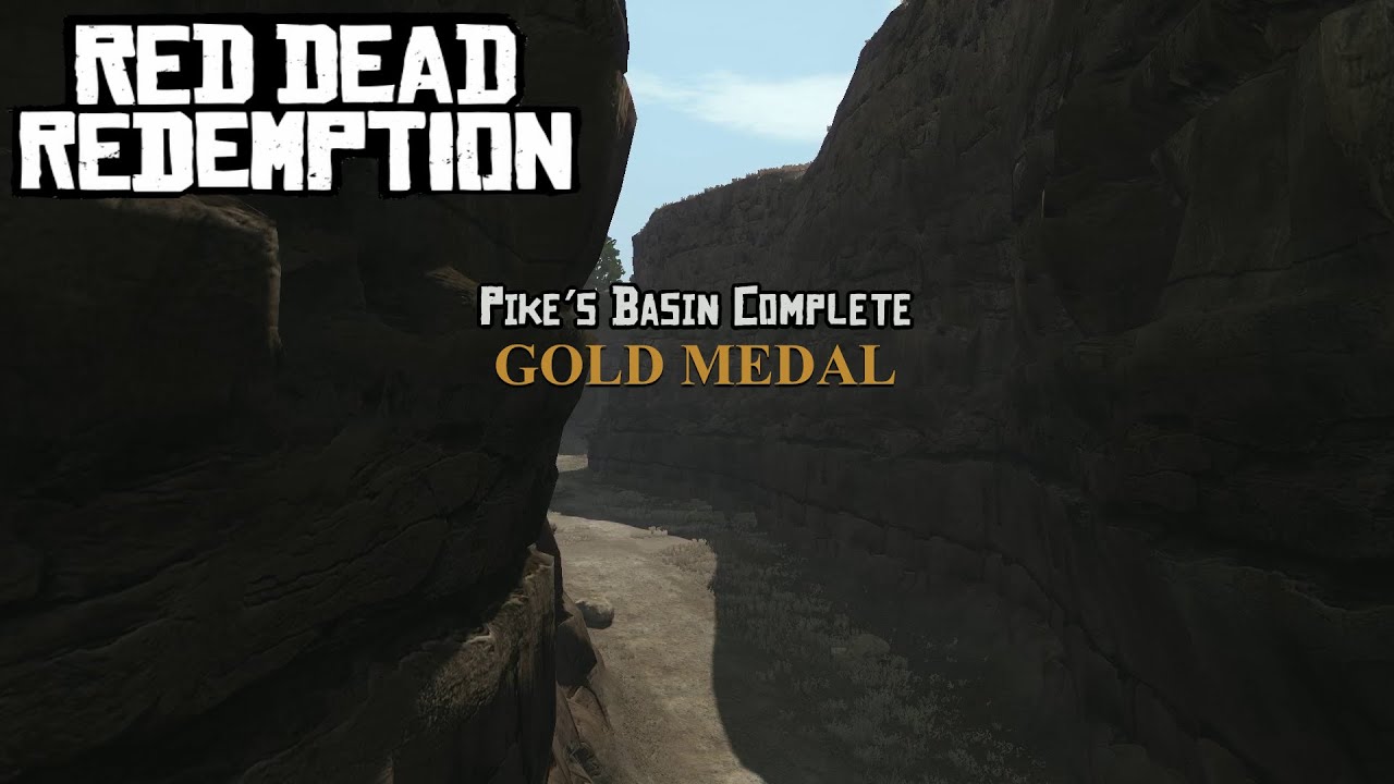 Red Dead Redemption - Pike's Basin Challenge [Gold Medal] (HD,60fps)