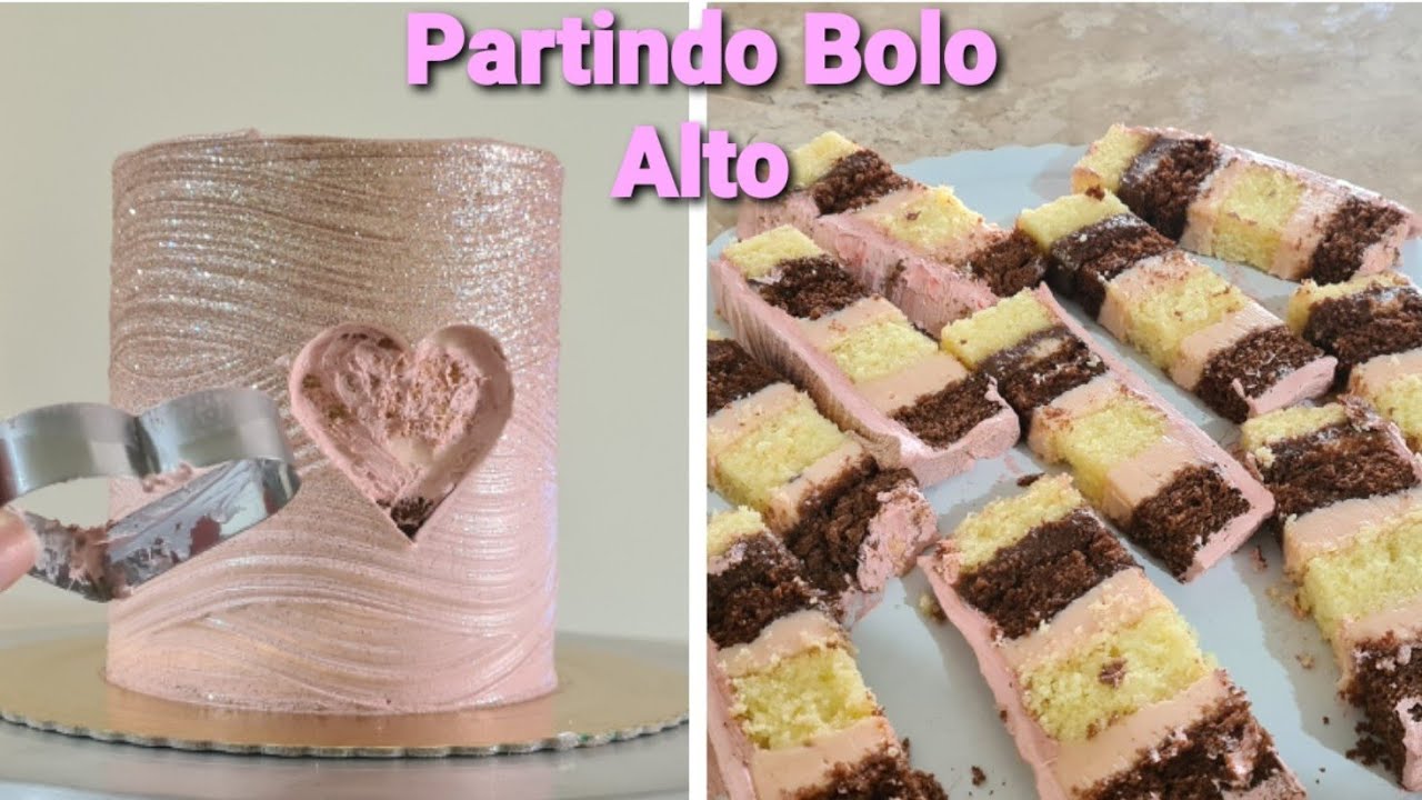 Técnica de Coração Vazado no Bolo|Especialdiadosnamorados#1