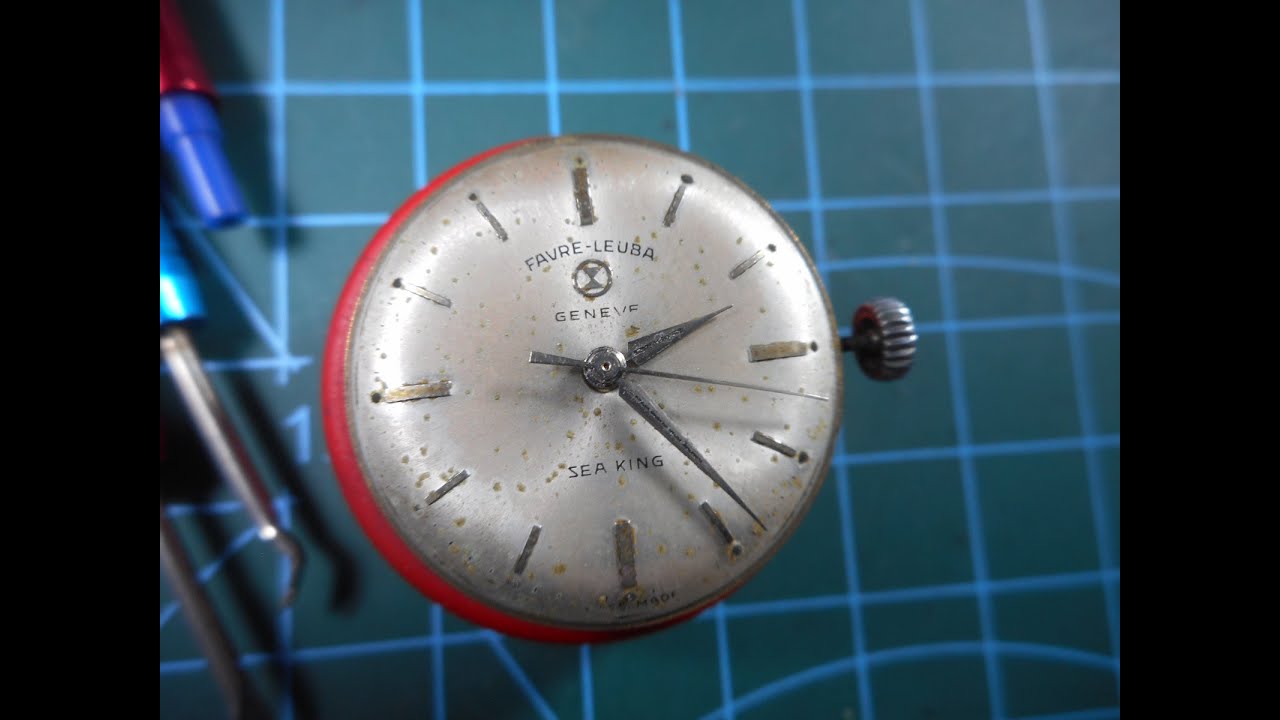 favre-leuba sea king fl 111 movement assemble