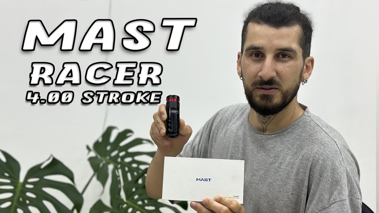 Mast Racer 4.0MM Stroke Wireless DUAL ADAPTER - MAST Dövme Makinesi çift adaptörlü