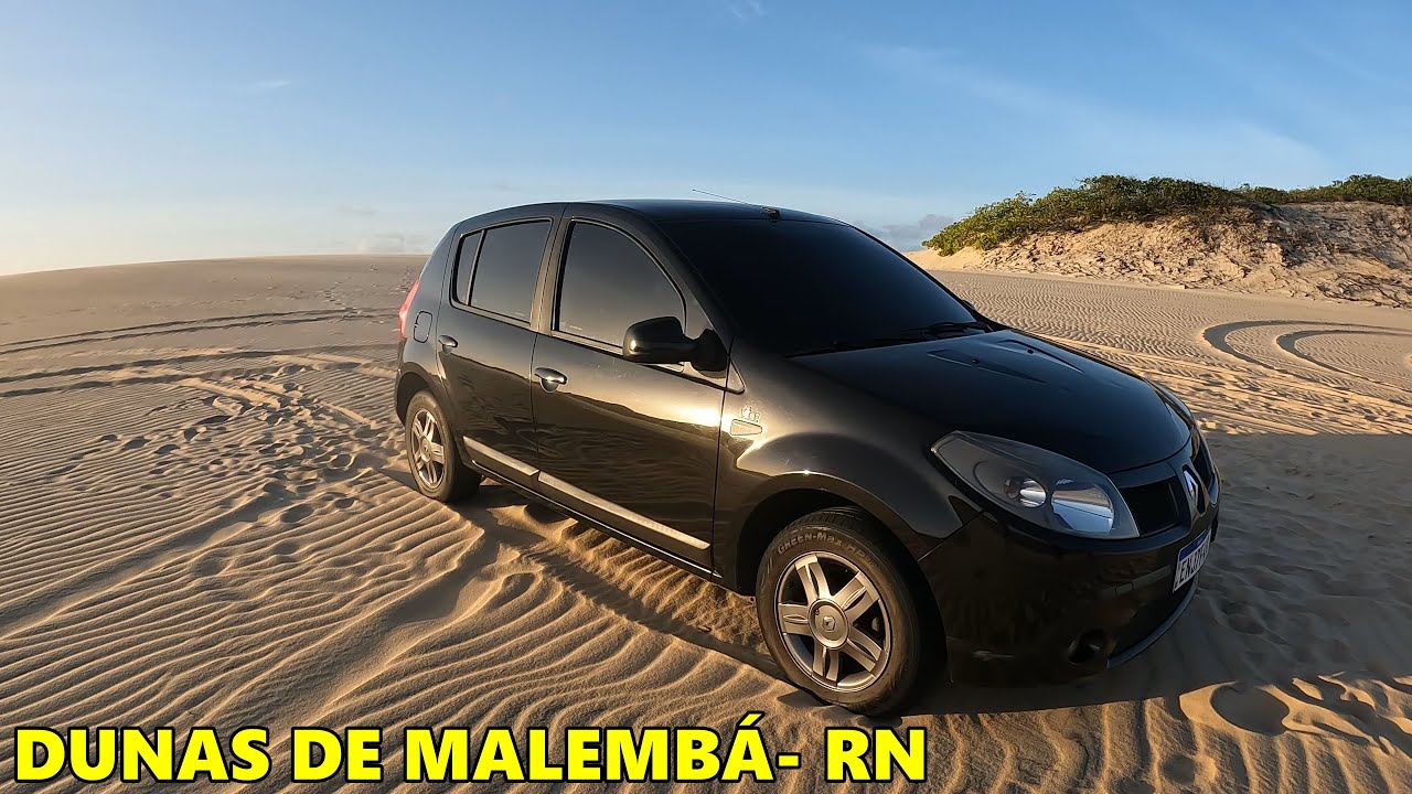 ANDANDO DE SANDERO E PARATI NO 4X2 NAS DUNAS DE MALEMBÁ- RN