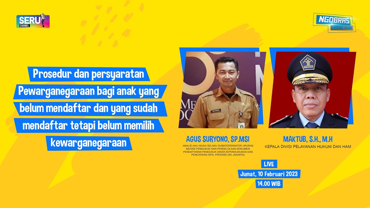 SYARAT PEWARGANEGARAAN BAGI ANAK YANG BELUM & SUDAH MENDAFTAR, TAPI BELUM MEMILIH KEWARGANEGARAAN