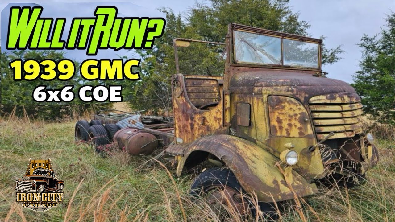 They said it WOULDN’T  Run!  Super Rare 1939 GMC 6x6 AFKWX COE. 