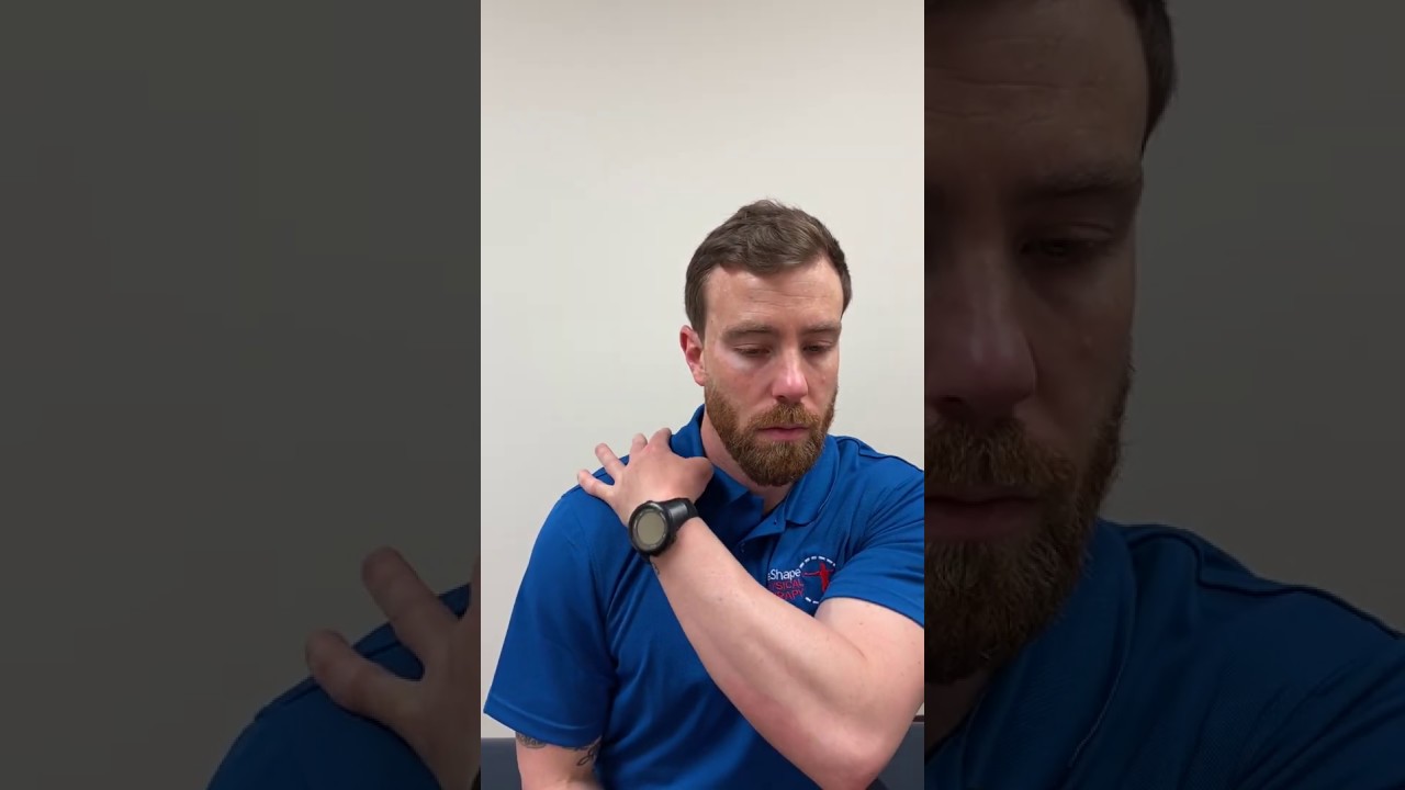 Upper trapezius self massage