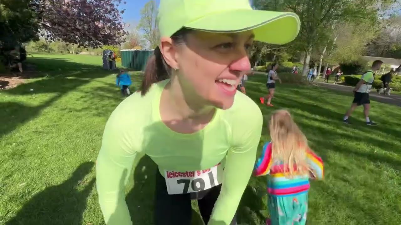Rachel doing Leicester’s Big 10k!