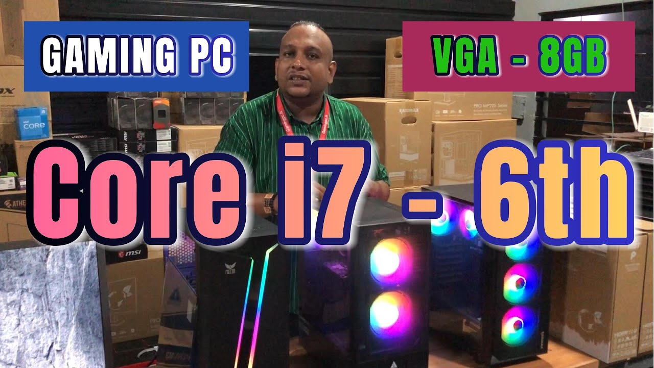 රු 54,000😍Core i7 - 6th Gen Gaming PC  🌹 VGA GTX1080 8GB - Usedcomputers.lk
