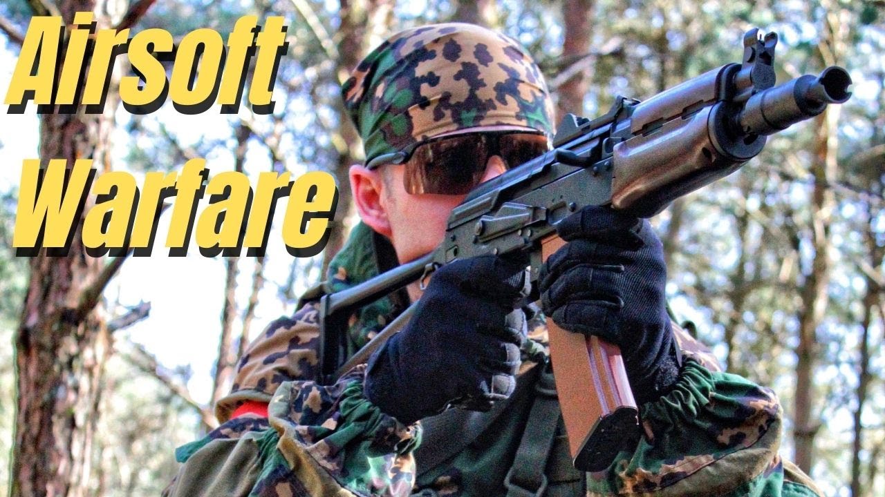 Airsoft War MP41, M4, M16, M14 POW Scotland HD